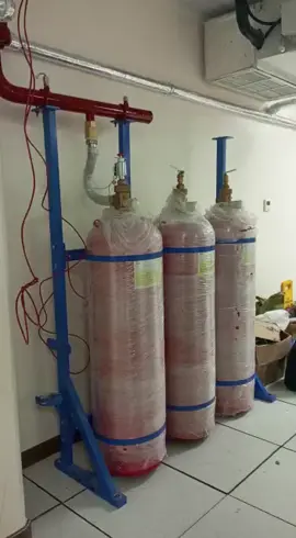 Composition of Gas Fire Suppression System (Customer Video)#firesuppression #fireextinguish #firesuppressionsystem #asenware #foryou