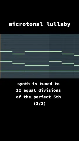 sweet dreams of unwavering intervals #music #producer #microtonal #microtonality #midi #harmony #composer #flstudio #lullaby 