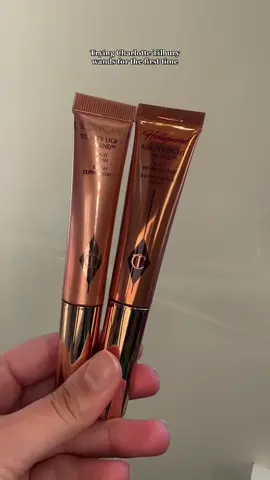 My first CT wands 🥹 #charlottetilbury #charlottetilburycontourwand #newmakeup #satisfying #satisfyingvideos #blushwand #blush #highlighterwand #highlighter #creamhighlighter #creamblush 