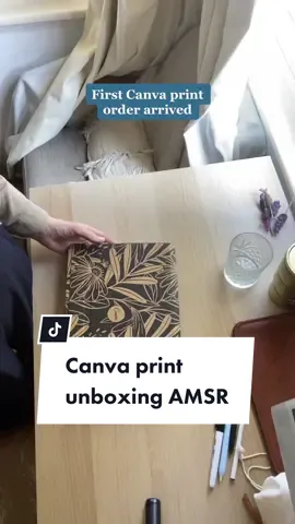 Decided to make my own calendar this year using Canva print. So this is a little AMSR Canva print unboxing for you. The print quality is really good and love their eco beautifully designed packaging #amsrunboxing #canvaprint #canvaprinting #canvaunboxing #canvalove 