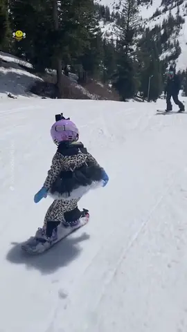 Bravery looks different on everyone, sometimes it wears a tutu 🥰 #fyp #foryoupage #skiing #snowboarding #coolkids 
