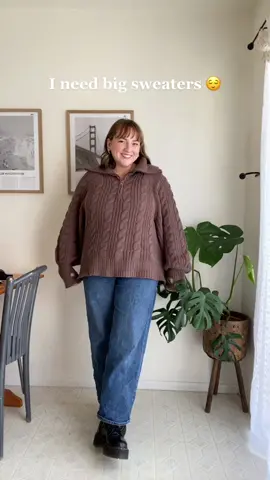 Give me all of the big, oversized sweaters this winter plz 🧸 