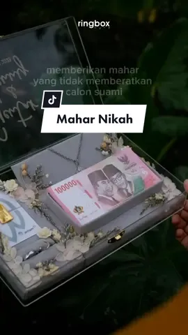 Pesan untuk Calon Manten ya ✨ #TumbuhdanTangguh #GenerasiHappyTikTokChallenge #mahar #maharislam #maharnikah #ringboxmalang #ringbox #kotakcincin #kotakmahar 