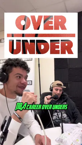 NBA Career Over/Under🏀⬆️⬇️ #NBA #nbatalk #nbapodcast #nbatiktok #basketball #basketballtalk #basketballpodcast #basketballtiktok #nbastats #nbastatschallenge #nbaoverunder #nbastatsandmore 