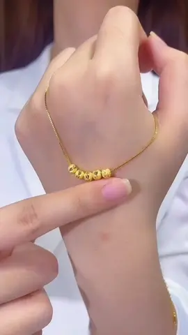 Lucky bead necklace #necklace #goldnecklace #necklaces #jewelry #lucky #titaniumjewelry #tiktokshop #shopping #tiktokph 