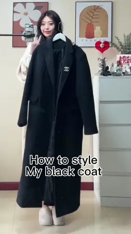 Black coat of the week #outfitideas #TikTokFashion #fallfashion #blackcoat #ootw 