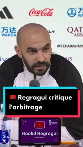 🇲🇦 Regragui revient sur le penalty potentiellement oublié face aux Bleus ! 🏆 #beINFWC2022 #FRAMAR  #MAR #Maroc #Morocco #France #FRA
