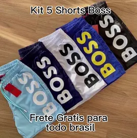‼️PROMOÇÃO‼️ 👠 Kit Com 5 Bermudas da Boss 🚫 ATENÇÃO: Últimas unidades disponíveis.