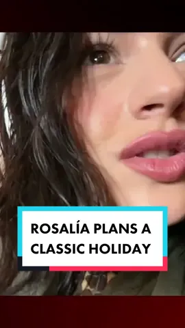 ROSALÍA ends an incredible year with a classic holiday plan. Nothing. #rosalia #holidays #music #fyp 