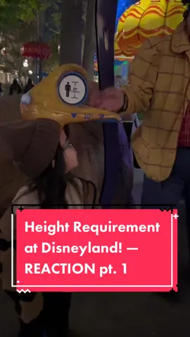 Officially met the height requirement for more Disney rides.. It’s a big moment for all of us!!! 🥳❤️🥹 @disneyparks 