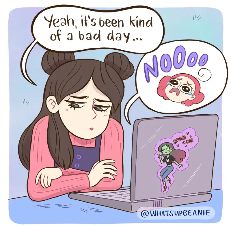 Send to a faraway friend that needs a hug ❤️ #comics #friendship 
