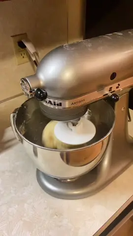 Putting my Kitchenaid to work today. Easy and yummy buns from scratch! #kitchenaidmixer #homemadebread #gotbunshun 