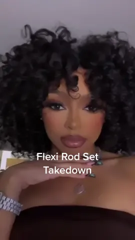 Flexi Rod Set Takedown ➰ #fyp #TheRealPussinBoots #flexirods #flexirodsonnaturalhair #flexirodtutorial #flexirodset #flexirodcurls #curlyhair #naturalhair #naturalhairtiktok 