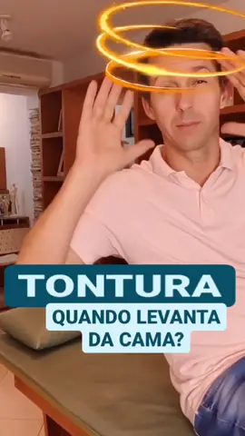 🚫 Sem tontura! 🌀 A tontura mais frequente está relacionada a mudança de posição do corpo ou da cabeça.  Apesar de passar rapidamente não deixe de ser limitante e, inclusive, pode levar a queda. 👍 Orientações antes de levantar: 1. Faça esses movimentos com a cabeça e com olhos para estimular o labirinto. Como se você avisasse para ele - 