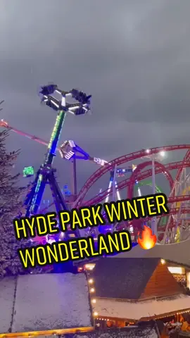 Hyde Park Winter Wonderland 🔥 #winterwonderland #2022 #london #funfair #insane #ride #carnival #kirmes #rides #crazy #fyp #foryoupage 