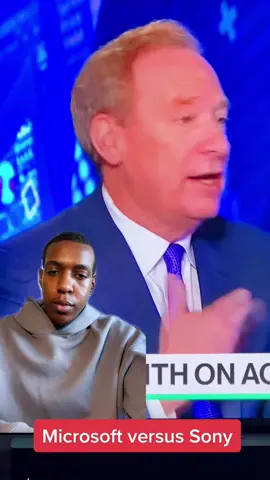 Microsoft President Brad smith confirms the anti competitive spirit is all around! 🎄 #microsoft #sony #competition #cod #callofduty #privacyguru #privacy #greenscreenvideo 