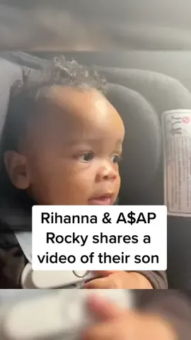#Rihanna & #ASAPRocky shares first look of their 7-month-old son 😍 #hiphop #rap #baby 