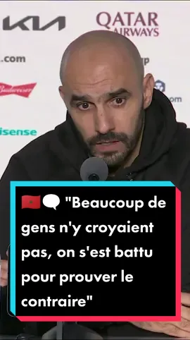 🏆 #FIFAWorldCup 🇲🇦🗨️ Walid #Regragui : 