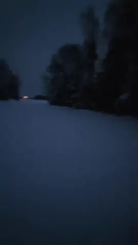 Walk at 6am feels unreal...  #liminalspaces #derealization #winter #bluehour #snow #6am #fyp #wintercore 