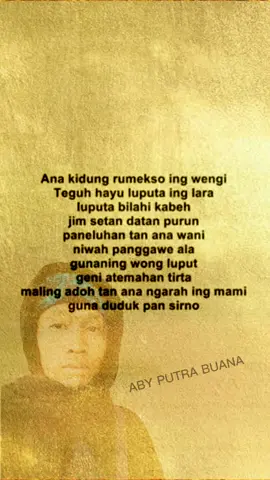 #kidungrumeksoingwengi #sunankalijogo #padepokansuryokencono #abyputrabuana 