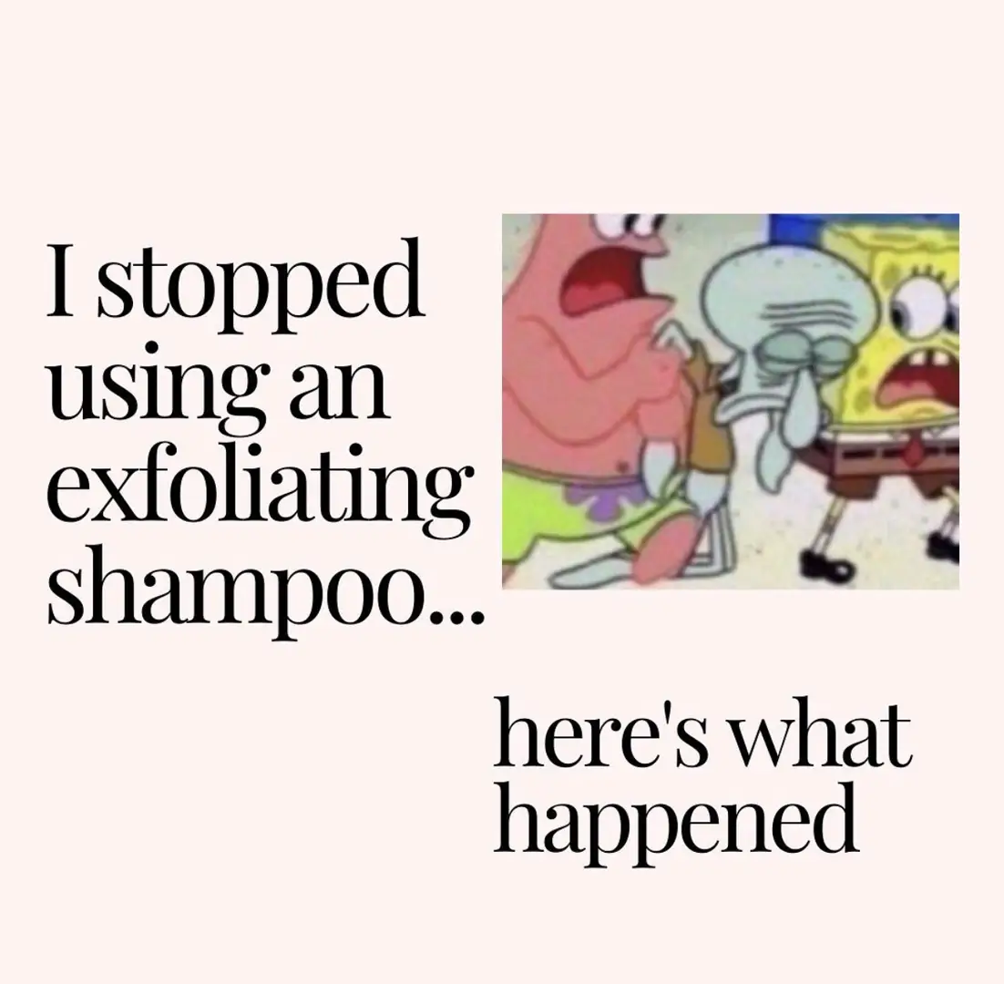 I’m not dramatic y’all I love exfoliating shampoos #haircare #hijabihaircare #hijabigirl 