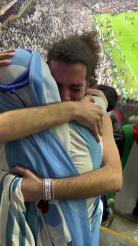 Argentina fan crying tears of joy on winning the Fifa World Cup 2022 🏆⚽️