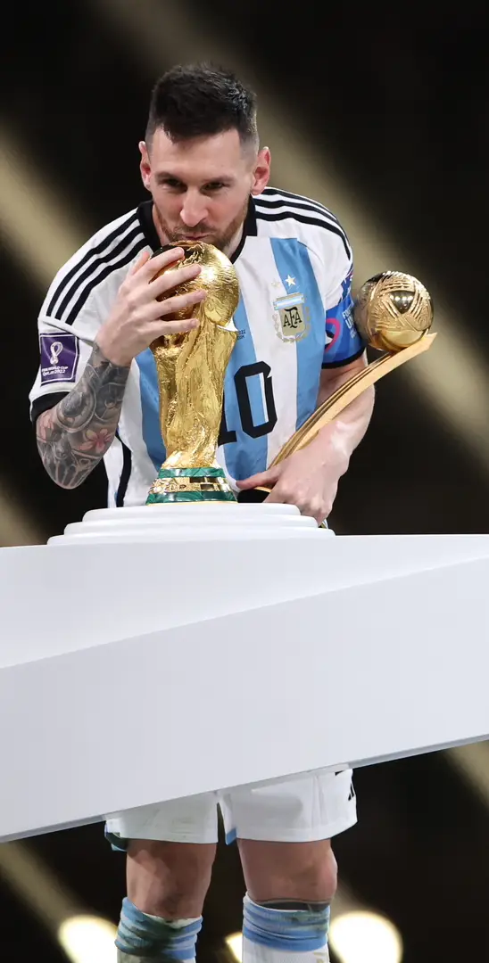 He did it. #FIFAWorldCup #Messi 