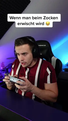 Wenn man beim Zocken erwischt wird #fürdich #fyp #gaming #comedy 