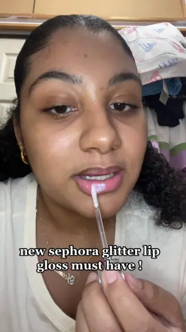 sephora collection is soooooo slept on! #fyp #foryou #makeup #glitterlipgloss #lipgloss #sephora #sephoracollection  #microinfluencer #contentcreator #nyc 