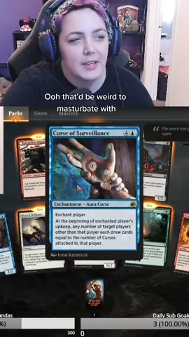 Ever have an inside thought out loud? Reasons I shouldn't have an edible before stream 😂😂! #vessthefallen #mtgtwitch #mtgtiktok #magicthegathering #mtg 