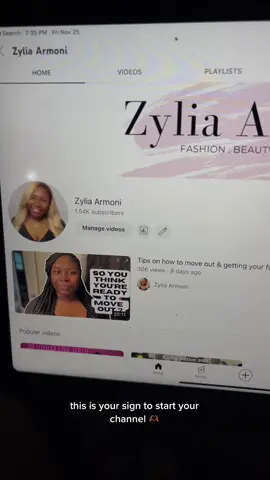 I’ve never had so much love for something as much as i do with my youtube channel .. for a long time i thought alot of different things were my calling & i was always led back here 🫶🏾 this is your sign to start your yourube channel #thisisyoursign #smallyoutubercheck #blackgirlcontentcreatorr #blackgirlyoutuberstowatch 