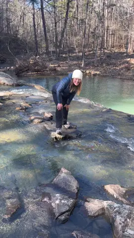 She didn’t quite make it.  Lol. #Hiking #warerfalls #fy #fyp #falling #clumsy #funniesthomevideos 