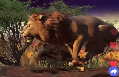 Lion 🦁 animation  #lion #liongift #viral #nz #fypシ #foryoupage 
