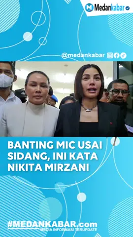 JAKARTA - Terdakwa Nikita Mirzani kembali menjalani sidang atas dugaan pencemaran nama baik di Pengadilan Negeri Serang pada Senin (19/12/2022). Beragenda sidang pemeriksaan tiga orang saksi dari Jaksa Penuntut Umum (JPU) yakni Dito Mahendra, Hadi Yusuf dan Hairul Yusi. Berdasarkan pantauan, Nikita Mirzani sempat adu mulut dengan JPU. Pasalnya ibu tiga anak itu kesal karena upaya perizinan memeriksa kesehatannya akibat pengapuran sendi ke rumah sakit selalu dipersulit. Tak cuma itu, Nikita juga sempat memukul mic hingga melempar berkas kesehatannya di ruang sidang. Hal itu terjadi usai majelis hakim mengetuk palu, menandai persidangan berhasil digelar. “Masa harus nunggu saya mati dulu, saya ini ibu dari tiga anak, nanti siapa yang merawat anak-anak saya?” kata Nikita Mirzani diruang sidang, di Pengadilan Negeri (PN) Serang, Senin (19/12/2022). Mendengar keluhan dari Nikita, ketua majelis hakim, Dedy Ari Saputra mengatakan proses perizinan tetap mengikuti peraturan dari pihak rutan. Sesuai dengan keluhan dari terdakwa selama menjalani masa penahanan. Apa Komentar Kalian tentang ini? . [Please Contact Us Via DM For Credit or Removal] . Follow terus @medankabar agar mendapatkan info berita viral setiap hari #medankabar #indokabar_news #viral #video #viralindonesia #nikitamirzani #sidang #fyp #fypシ #vidgram #medan #sumut #viral #viralmeda #medantalk #lambeturah #trending #infosumut #instadaily #beritakotamedan #sumutviral #sumutupdate #infomedan  #medanku #berita #marelan #dagelan #indonesia #instagram 