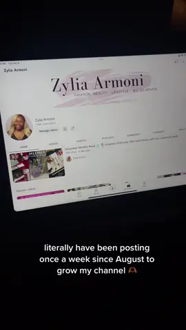 I plan to continue posting every week the entire year 2023. This is my year to reach 10k subscribers and it will happen 💗 please check out my channel & if you fall in love with my content please subscribe 🎥 // Zylia Armoni #smallyoutubercheck #blackgirlcontentcreatorr #focusfocusfocus 
