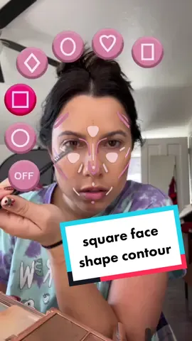 Replying to @cherylsimpson95 y’all i don’t know which looks better!!! i feel like i need to do half and half and then decide. also apologies that part of the vid went out of focus #contour #faceshape #squarecontour 