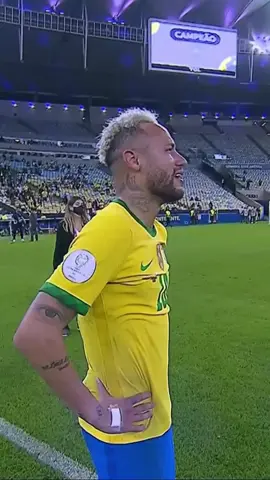 Messi hug Neymar and he can't stop crying 