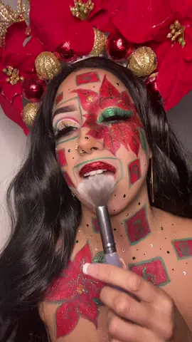 Don’t make me do this #christmasadventcalender #adventcalendermakeup #adventmakeup #princessjasminemua #chrismasmakeup 