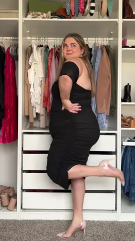 if looks could 🔪  lbd under $60 #plussizefashion #asoscurve #styleinspo 