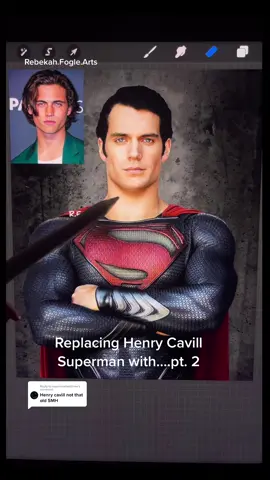 Replying to @superonetwothree Replacing #Henrycavill part 2 #chasestokes #kjapa #tannerbuchanan #herofiennestiffiin #fyp #art #superman 