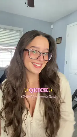 GRWM for work from home! Literally takes less than two mins, longest step is the dry shampoo! #grwm #workfromhome #wfh #remotework #remoteworklife #makeupforwork #getrewdywithme #routine #MakeupRoutine #makeup #quickmakeup 