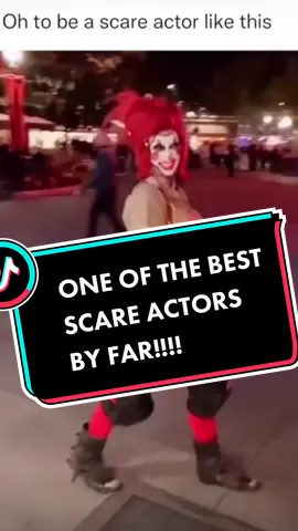 Scare actors have a unique job to scare people during fright fests and other events but not everyone will go all out like this young woman did. Well done whoever ya are (not my video) #scareactor #clowngirl #frightnight #scary #makeup #psycho #actor #actress 