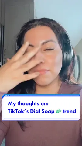 Some skincare trends may or may not work for you + that’s ok! My main recommendation is to do your best to not use your skin as a guinea pig, because repairing skin is so much more daunting than the original concern 💙 #dialsoapchallenge #dialsoapforacne #licensedesthetician 