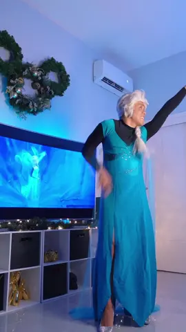 Replying to @blutonic6 Let It Go - Frozen 👗❄️ Highly requested and one of the hardest transitions I’ve done! #frozen #letitgo #elsa #idinamenzel #disney
