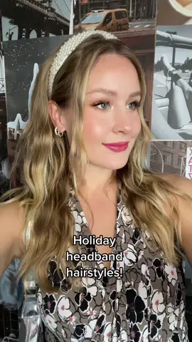 Holiday hairstyles! Wait until the end for da sass 😂 #holidaytiktok #hairtok #headbandstyle 