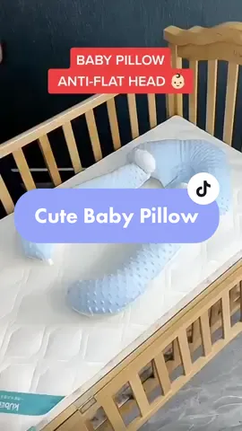Baby pillow Anti-Flat Head 👶🏻🔥 Sesuai untuk baby newborn . #newborn #babypillow #antiflathead #cutepillow #babyshop #momandbaby 