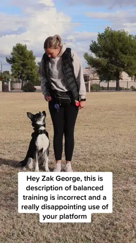 He had a great opportunity to talk about misogynist in dog training, but blew it by talking shit about balanced training instead 🤷‍♀️ ##zakgeorge##balancedtraining