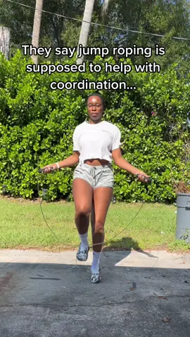 I wonder how long you have to be consistent 🤔#jumpropefitness #jumpropejourney #jumpropebenefits  #fitnessfail #fitnessjourney #blackgirlfitnessjourney #consistencyisthekey  