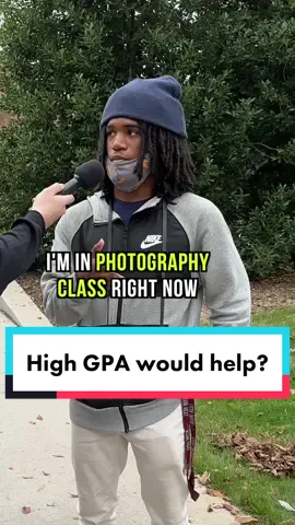 A high GPA will help a photographer land a job. Yes or no? #college #interview #university #student #publicinterview 