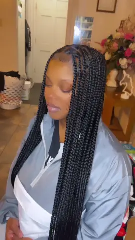 Your girl got braids!!! & I love them😍 #Fyp Black girl & her braids!!!!!!